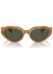 Michael Kors Women's Empire Oval Sunglasses, MK2192 - Amber Tortoise