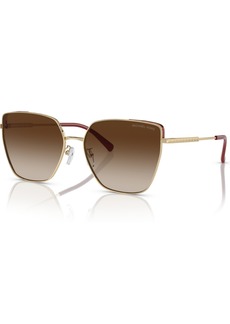 Michael Kors Women's Fuji Sunglasses, Gradient MK1143 - Light Gold