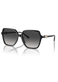 Michael Kors Women's Jasper Sunglasses, Gradient MK2196 - Black