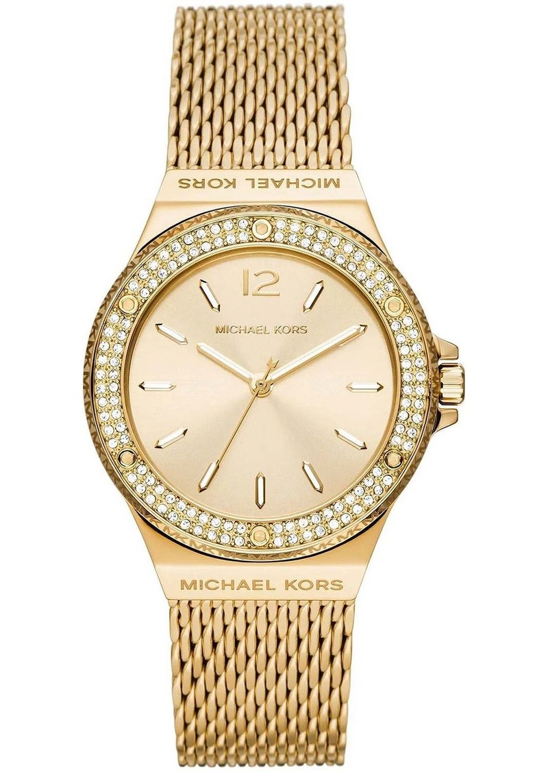Michael Kors Women's Lenox Gold Dial Watch