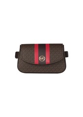 Michael Kors Women's Logo belt bag with stripe - Luggage