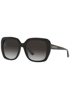 Michael Kors Women's Manhasset Sunglasses, MK2140 - BLACK/GREY GRADIENT
