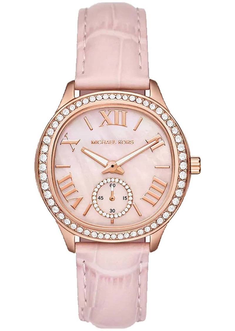 Michael Kors Women's Sage Pav� Mother of Pearl Dial Watch