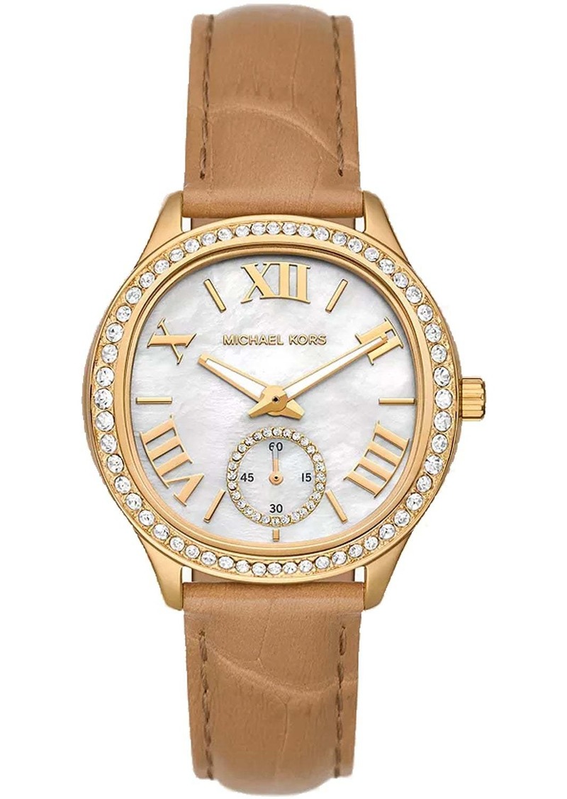 Michael Kors Women's Sage Pav� Mother of Pearl Dial Watch