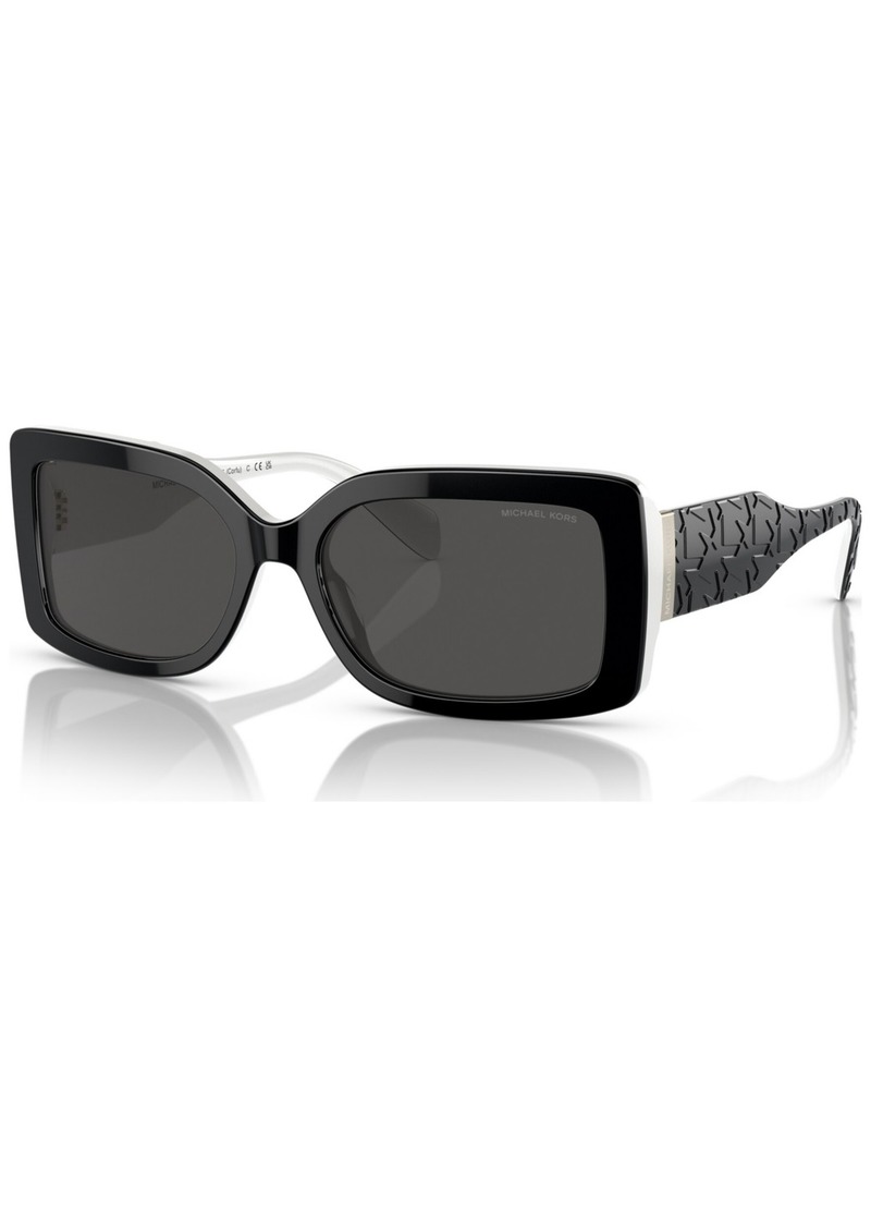 Michael Kors Women's Sunglasses, MK2165 Corfu - Black, White