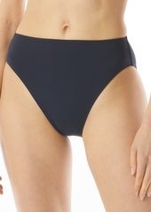 Michael Michael Kors High-Leg Bikini Bottoms - Navy