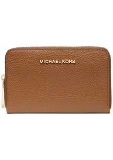 Michael Michael Kors Jet Set Small Zip Around Card Case - Luggage/Gold