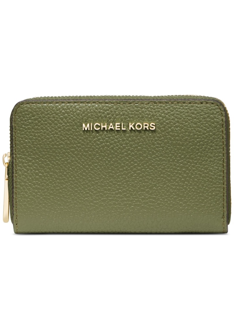 Michael Michael Kors Jet Set Small Zip Around Card Case - Smokey Oli