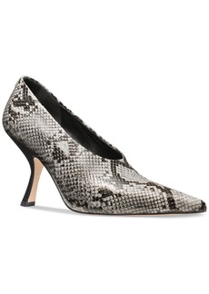 Michael Michael Kors Women's Luna Pointed-Toe Pumps - Quarry Grey