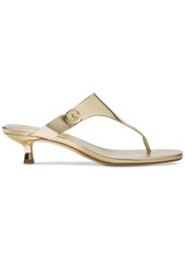 Michael Michael Kors Mmk Lucinda Kitten-Heel Sandals - Pale Gold