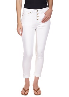 Michael Michael Kors Rolled-Hem Skinny Jeans - White