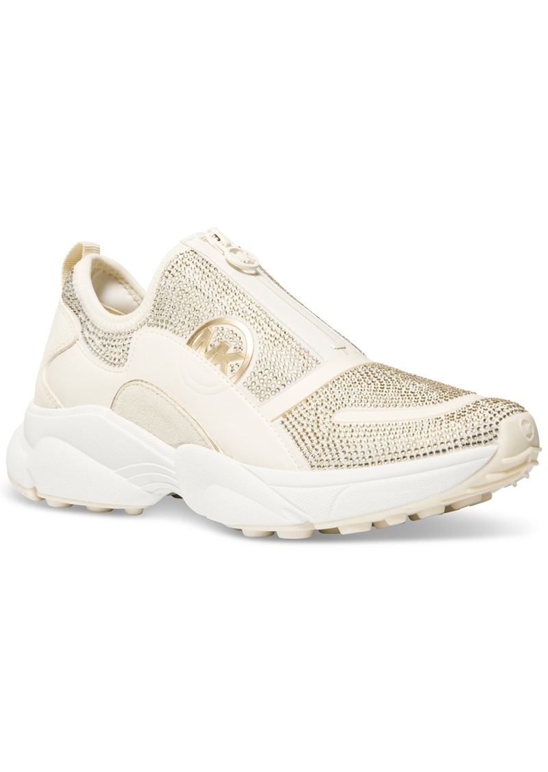 Michael Michael Kors Sami Zip Trainer Sneakers - Cream