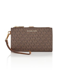 Michael Michael Kors Signature Print Wristlet Wallet