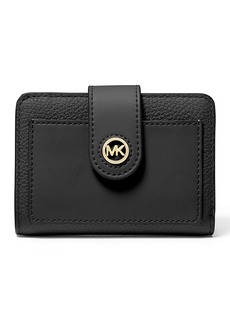 Michael Michael Kors Small Logo Print Compact Wallet