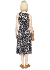 Michael Michael Kors Women's Animal-Print A-Line Midi Dress - Admiral