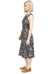 Michael Michael Kors Women's Animal-Print A-Line Midi Dress - Admiral