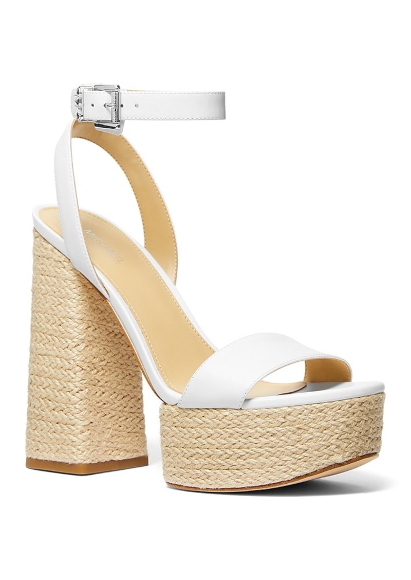 Michael Michael Kors Women's Ashton Espadrille High Heel Platform Sandals