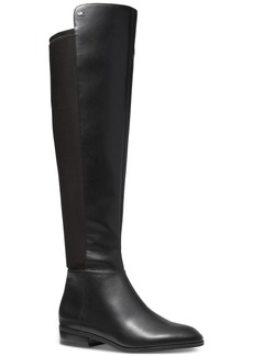 Michael Michael Kors Women's Bromley Side-Zip Over The Knee Boots - Black Leather