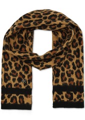 Michael Michael Kors Women's Brushed Three Color Leopard Scarf - Pearl Heather