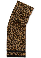 Michael Michael Kors Women's Brushed Three Color Leopard Scarf - Pearl Heather