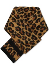 Michael Michael Kors Women's Brushed Three Color Leopard Scarf - Pearl Heather