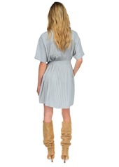 Michael Michael Kors Women's Chambray Pleated-Back Shirtdress - Chambray