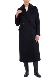 Michael Michael Kors Women's Double-Breasted Maxi Coat - Black