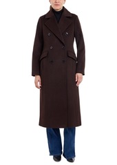 Michael Michael Kors Women's Double-Breasted Maxi Coat - Chocolate