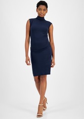 Michael Michael Kors Women's Funnel-Neck Dress - Admiral