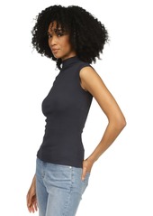 Michael Michael Kors Women's Funnel-Neck Sleeveless Top - Admiral