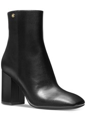 Michael Michael Kors Women's Hazel Block Heel Booties - Luggage