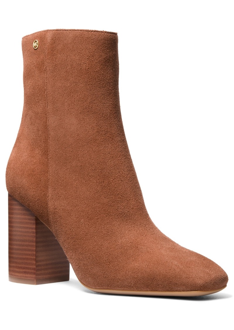 Michael Michael Kors Women's Hazel Block Heel Booties - Luggage