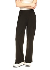 Michael Michael Kors Women's High-Rise Wide-Leg Cargo Pants - Black