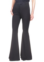 Michael Michael Kors Women's High-Waist Flared Pants - Black