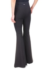 Michael Michael Kors Women's High-Waist Flared Pants - Black