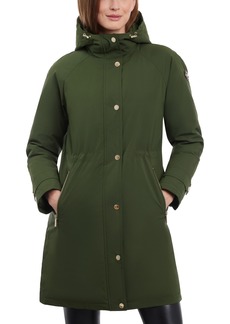 Michael Michael Kors Women's Hooded Anorak Raincoat - Jade