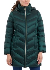 Michael Michael Kors Women's Hooded Packable Down Puffer Coat, Created for Macy's - Black