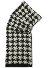 Michael Michael Kors Women's Houndstooth Wrap Scarf - Black Pearl