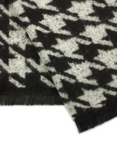 Michael Michael Kors Women's Houndstooth Wrap Scarf - Black Pearl