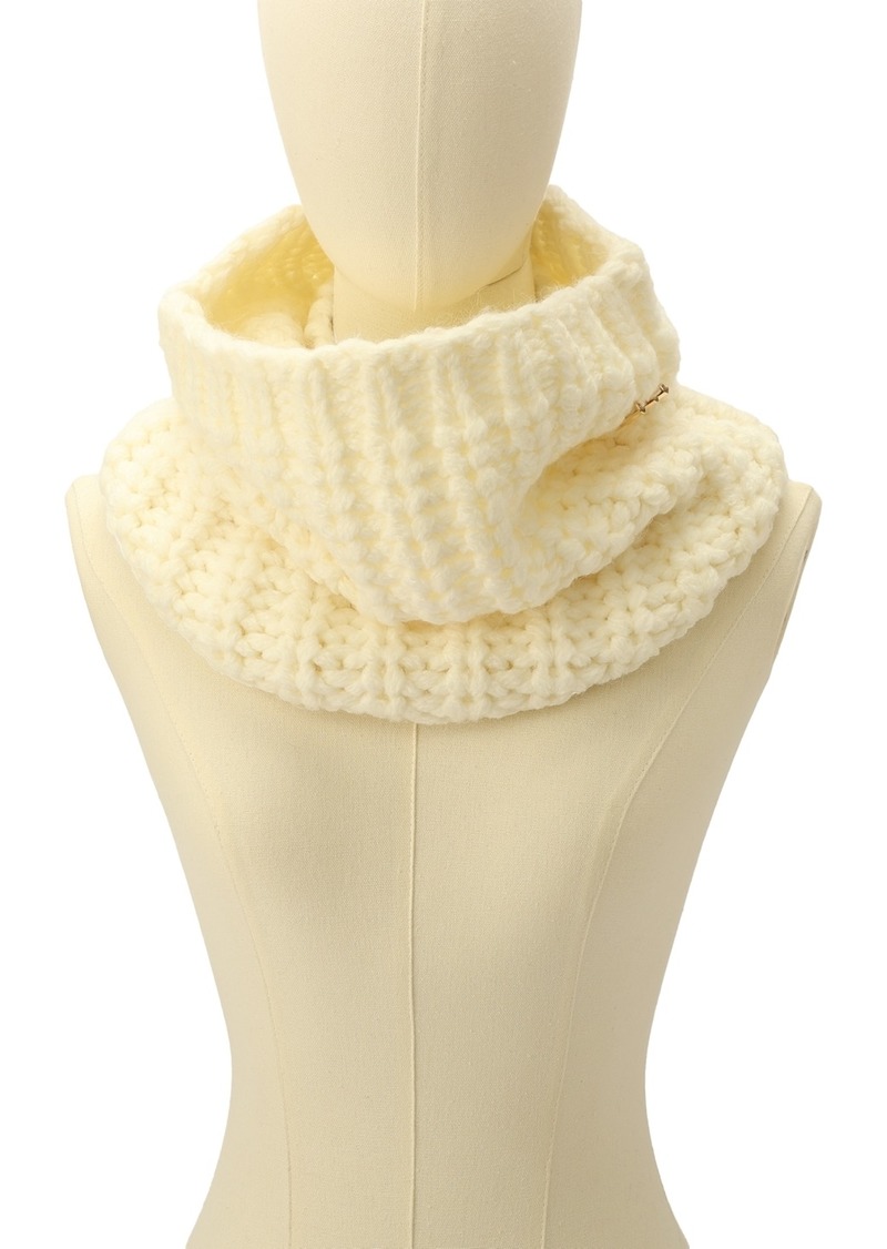 Michael Michael Kors Women's Logo Detail Super Chunk Neck Warmer - Cream