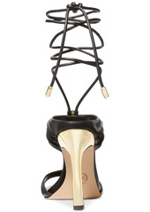 Michael Michael Kors Women's Mmk Gabriellea Ankle Tie Dress Sandals - Bright Dandelion