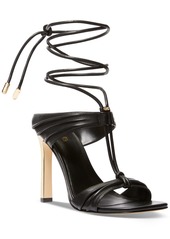 Michael Michael Kors Women's Mmk Gabriellea Ankle Tie Dress Sandals - Bright Dandelion