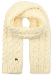 Michael Michael Kors Women's Moving Cables Knit Scarf - Cream