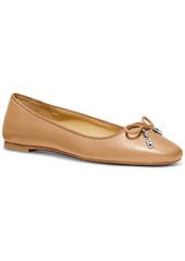 Michael Michael Kors Women's Nori Round Toe Slip-On Ballet Flats - Camel