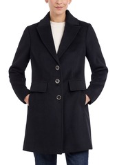 Michael Michael Kors Women's Notched-Collar Coat - Dark Camel