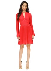 Michael Michael Kors Women's Pleated Mini Dress - Deep Pink