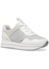 Michael Michael Kors Women's Raina Lace-Up Trainer Running Sneakers - Optic White