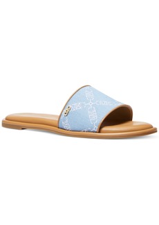 Michael Michael Kors Women's Saylor Slide Slip-On Sandals - Blue Haze Multi