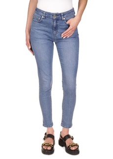 Michael Michael Kors Women's Selma High-Rise Straight-Leg Skinny Jeans - Union Wash