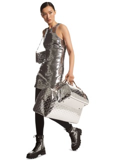 Michael Michael Kors Women's Sequined Tank Mini Dress - Silver